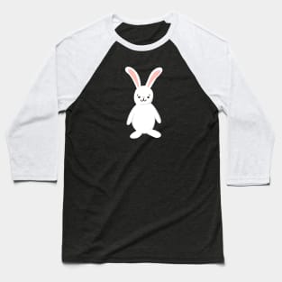 White Bunny Baseball T-Shirt